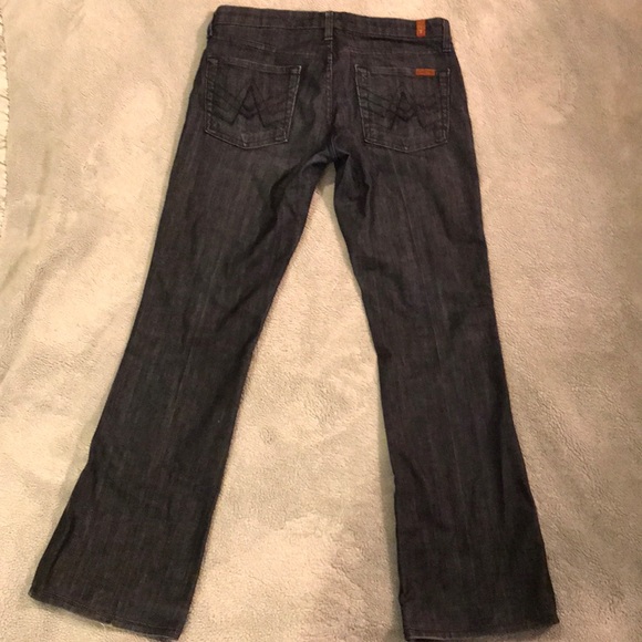 7 For All Mankind “A” Pocket Flare Jeans - Picture 2 of 4
